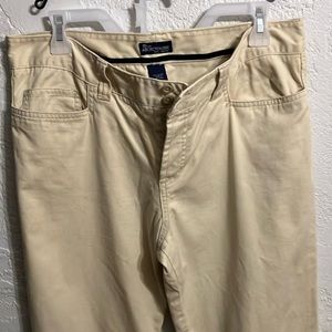Vintage 2000 Y2K Abercrombie and Fitch button fly military Khaki flare pants